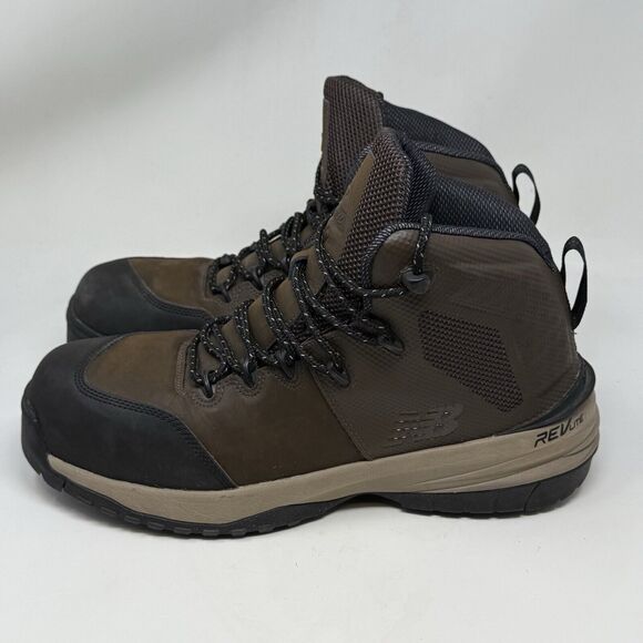 New Balance 989 Industrial Composite Toe Work Boots Mens 11.5 D Brown Leather - Picture 2 of 16